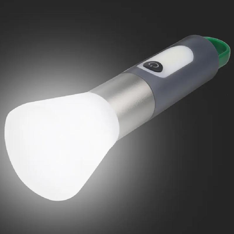 New Strong Light Flashlight Outdoor Multifunctional Camping Light  With Hook Work Light White Laser