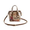 Small Bag Women's 2025 New Fashion Trend Graffiti Handbag Women's Casual Versatile Printed Shoulder Crossbody Bag