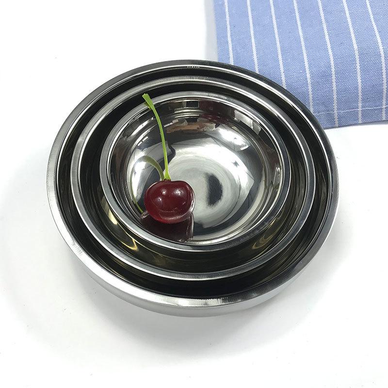 Stainless Steel Double-Layer Sauce and Snack Dish