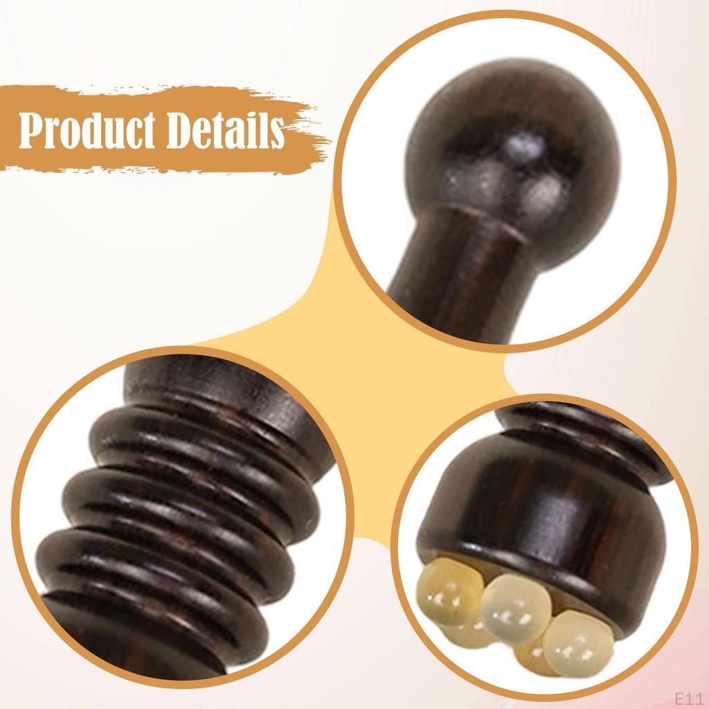 Gesichtsmassage-Werkzeug aus Holz für Augen Handheld Cellulite-Massagen Punktmassage Sandelholz Gua Sha