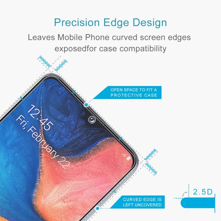 2.5D Non-Full Screen Tempered Glass Film for Galaxy A20e