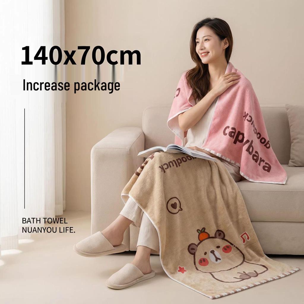 100% Cotton Cartoon Beach Towels - Extra Large, Thick & Absorbent, Suitable for Children, Maternity & Baby Use