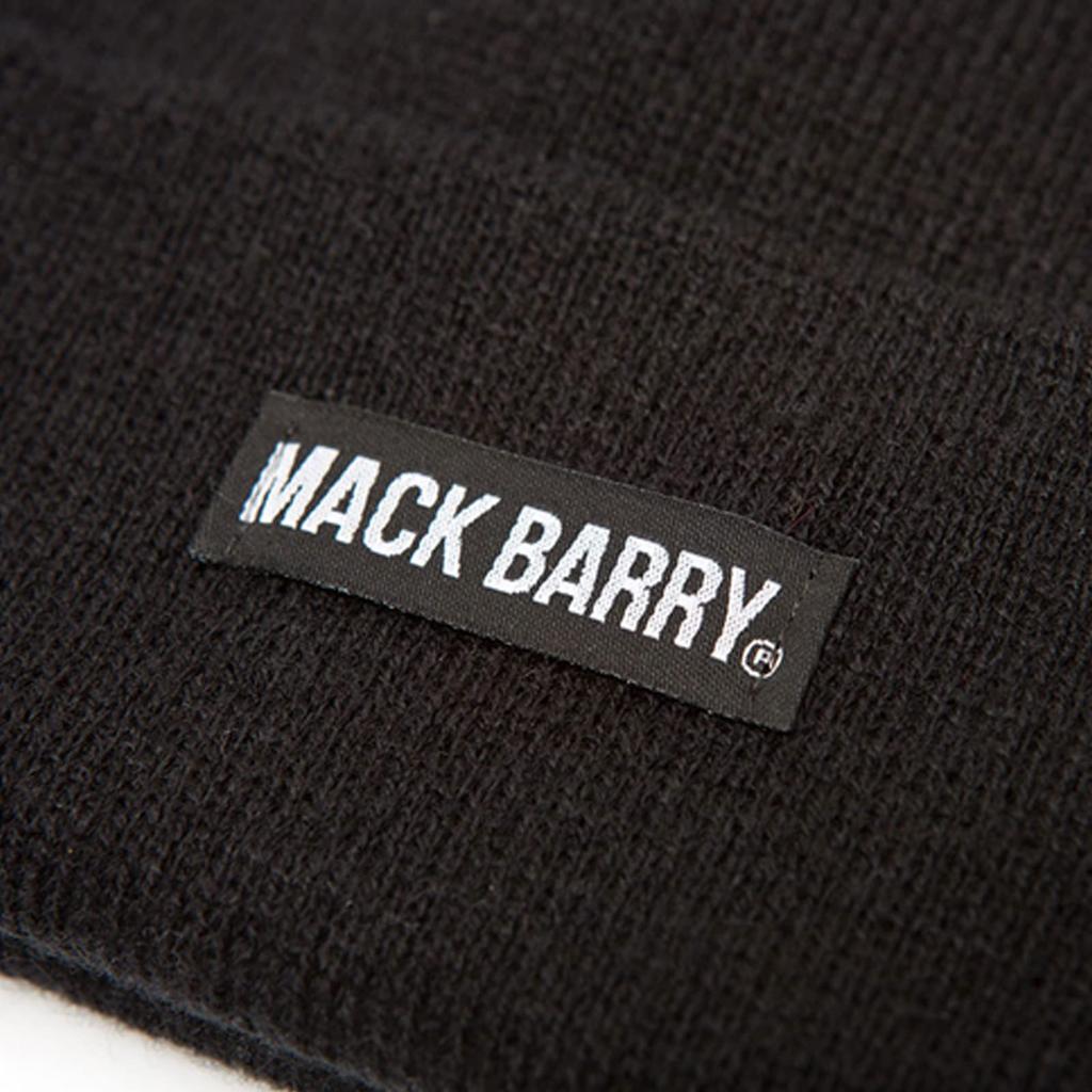 McBally BASIC BEANIE Plus Size Knit for Men and Hip Black Acrylic Cap, Unisex, Women, Hop, Sports, Gym, Dance, Stylish, Cute, Simple, (Black)