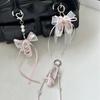 Charm Ballet Key Holder Accessory Multipurpose with Sturdy Ribbon Detail Fashion Accessory for Trendy Women Ladies