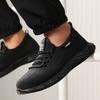 Labor insurance shoes men's flying woven breathable anti-smashing steel bag head shoes are light and comfortable, anti-piercing, safe and wear-resis