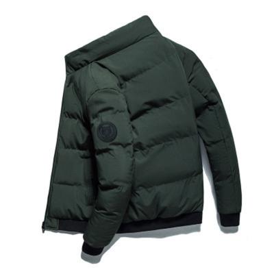 Roupas masculinas de inverno acolchoadas de algodão, jaquetas de inverno, roupas de gola alta acolchoadas de algodão, jaquetas grossas de meia-idade acolchoadas de algodão.