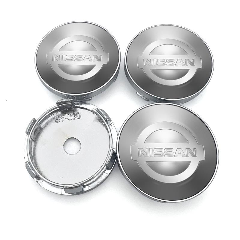 4 SZT./ZESTAW 60mm Kołpaki na Piastę Samochodową Pokrywy Centralne Kół Samochodowych Kołpaki Akcesoria Samochodowe Dla Nissan Nismo Qashqai Teana X Trail T32 T31 Tiida Juke