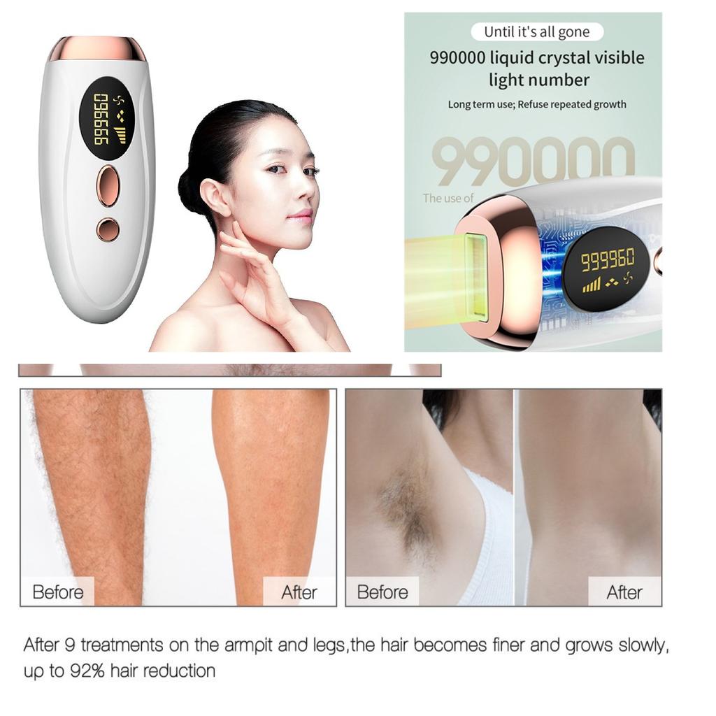 990000 Hair Removal Machine IPL Permanent Painless Epilator Face Body