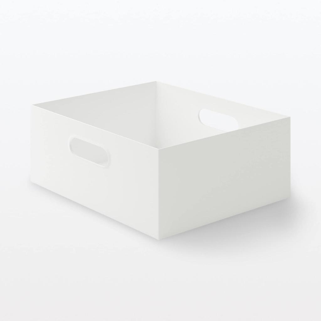 MUJI Recycled Polypropylene File Box Standard W25 x D32 x H12cm White Gray 15930838 1/2 - Approx. /