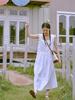 Anoetic Anc Frill Sleeveless Dress_White