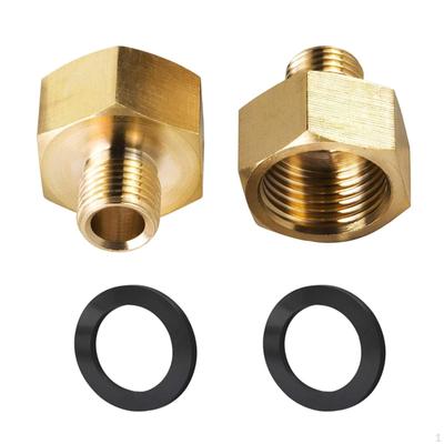 1 Pair Gas Adapter 1/2 Inch Female X 1/4 Male Thread Camping Picnic, Household Replacement
