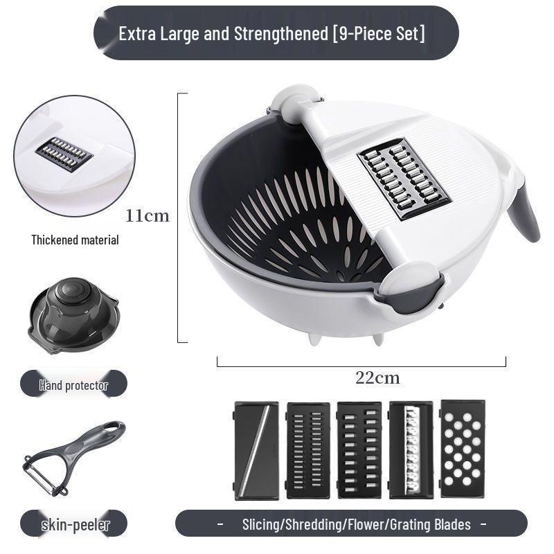 Multifunktionaler Küchengemüseschneider & Reibe