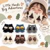1 Pair Cute Winter Gloves Separated Finger Full Finger Gloves Cute Kids Gloves  Outdoor Play