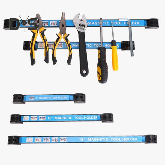 Organizator Magnetic pentru Depozitare Suport pentru Scule Reglabil Instalare Simplă Raft Multifuncțional de Montat pe Perete Agățătoare Magnetică pentru Scule