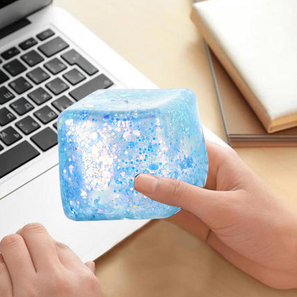 IceCube Anti-stress S quishy Toys Slow Rebound Stress Relief Ball Decompresion Fidget Toy For Adults Birthday Gifts Sensory Toy