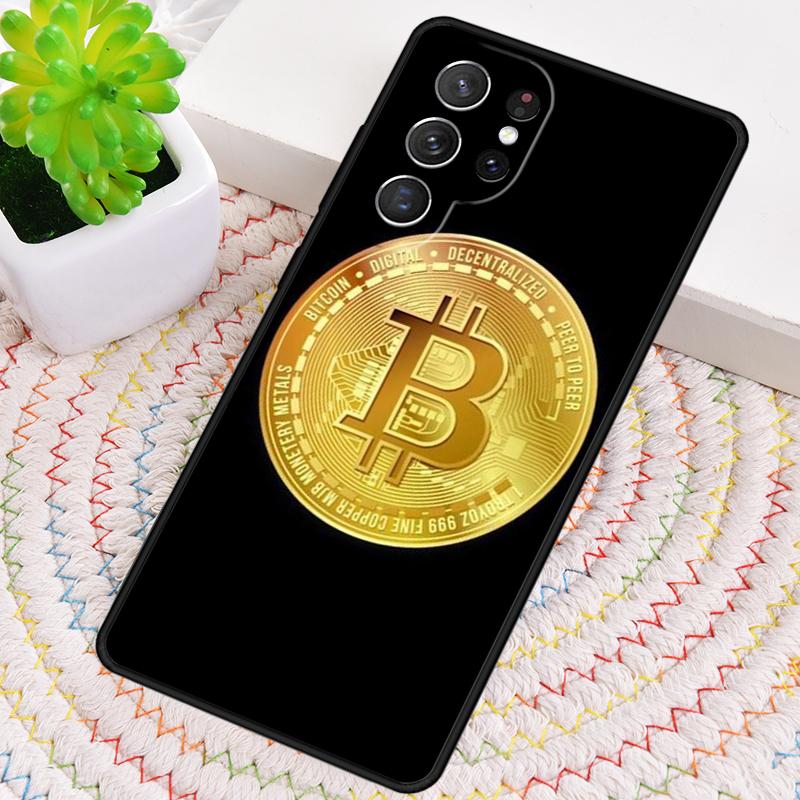 Bitcoin BTC Soft Phone Case for Samsung Galaxy Note 10 Pro S26 Ultra S23 S24 FE S25 S21 S22 PLUS Shockproof Cove