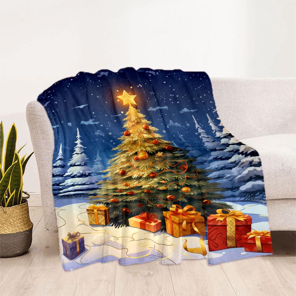 Christmas 11 Blanket Soft & Cozy Perfect for Couch Bed Office Chair Four Seasons Universal Stylish Decor Birthday Christmas Gift Blanket