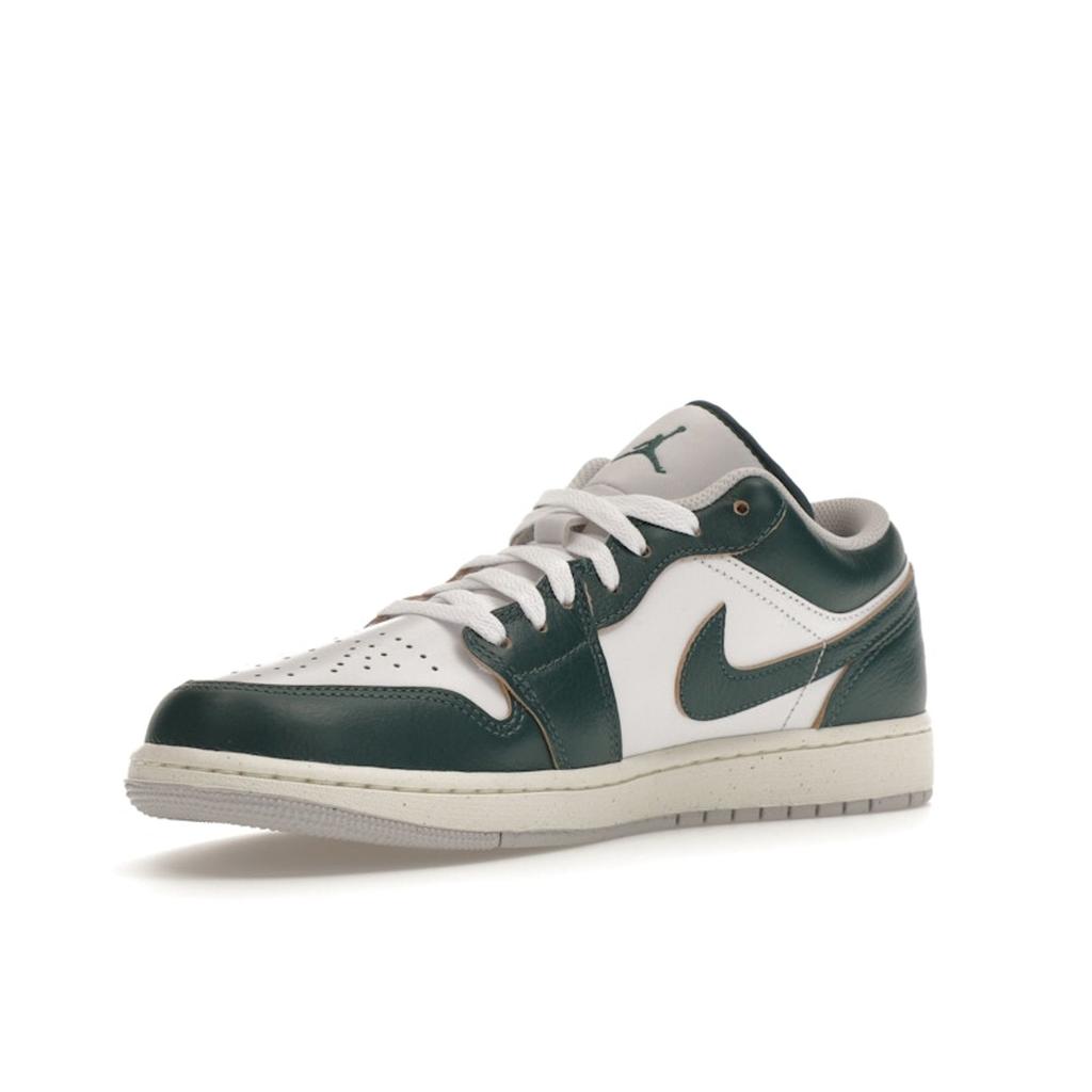 Air Jordan 1 Low SE окисленные зеленые мужские кроссовки белый парус FQ7687-300