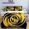 BSC Young Pattern Bedding,Quilt Set Quilt Cover Pillowcase Home Birthday Gift(1 * Duvet Cover + 2 * Pillowcase, Without Core)