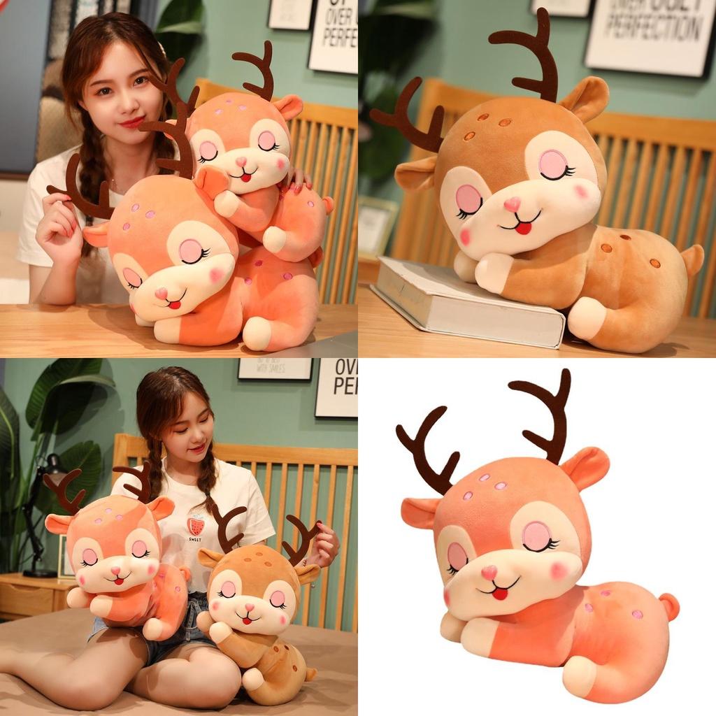 Dreamy Deer Plush Toy Soft And Cuddly Stuffed Animal Crystal Ultra Soft Perfect Gift For Young Adults