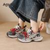 Platform dad shoes new autumn small sports shoes retro lightweight casual shoes