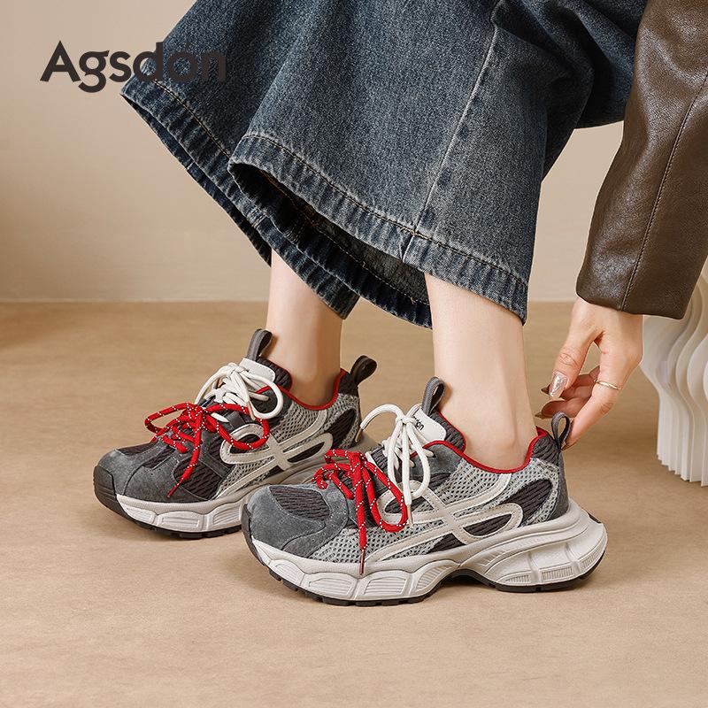 Platform dad shoes new autumn small sports shoes retro lightweight casual shoes