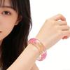 Elegant Resin Bangle With Preserved Flowers Comfortable Dried Flower Wristband For Women Fashion Jewelry Gift