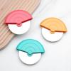 Pizza Cutter Round Sharp Rotating Wheel Curved Handle Stainless Steel Blade Multi-functional Dough Pancake Food Slicer Kitchen Supplies