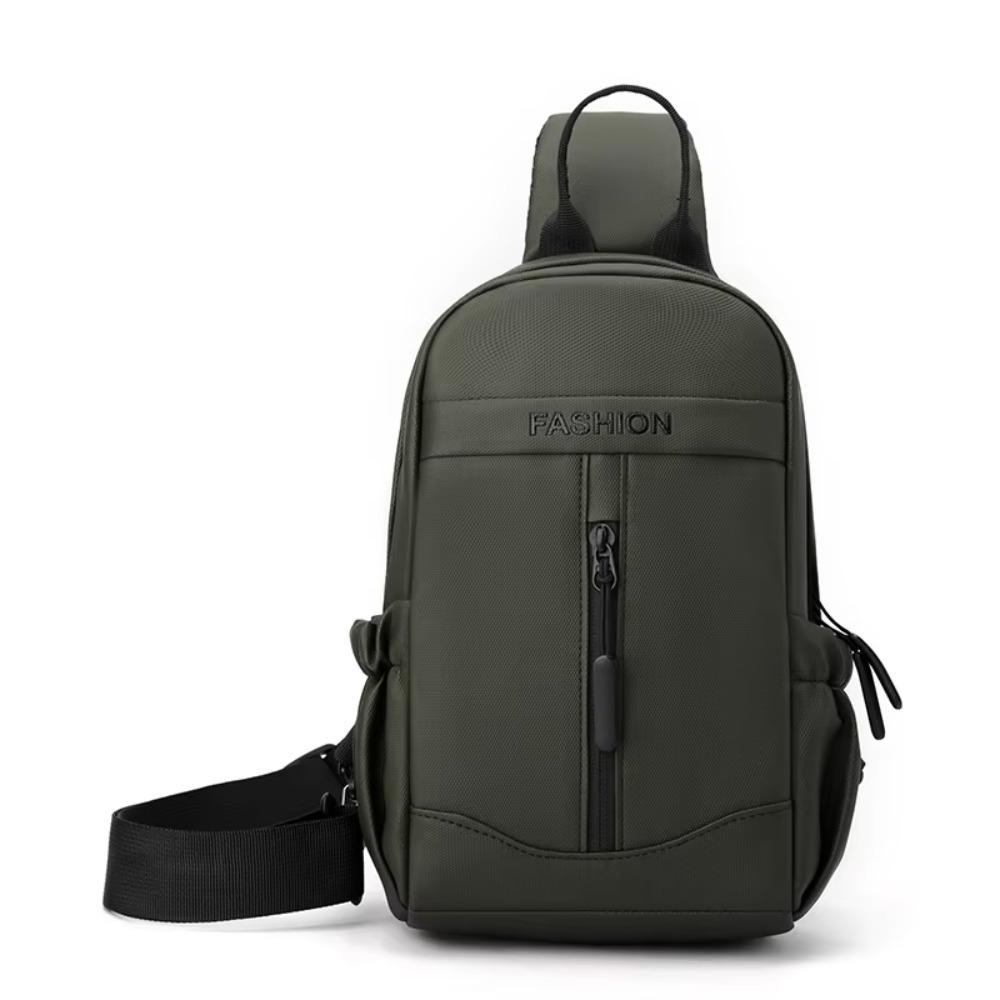 Commuting Nylon Sling Backpack Waterproof Male Crossbody Bag Single Shoulder Bag  Biking