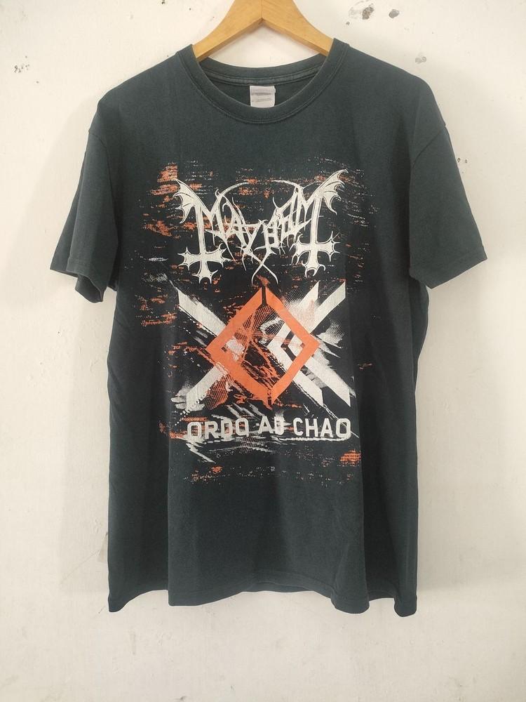 Mayhem Band Tshirt, Retro Style Black Short Sleeve Unisex Tshirt Reprint KH8222 Unisex T-Shirt XXXXL