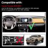Anti Slips Dash Mat Fit For Toyota Tacoma 2016-2021 Left Hand Drive Felt Fabric Dashmat Dashboard Cover Red Trim