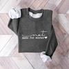 Women's Winter Unfit Simple Loose Fleece-Lined Pullover Hoodie