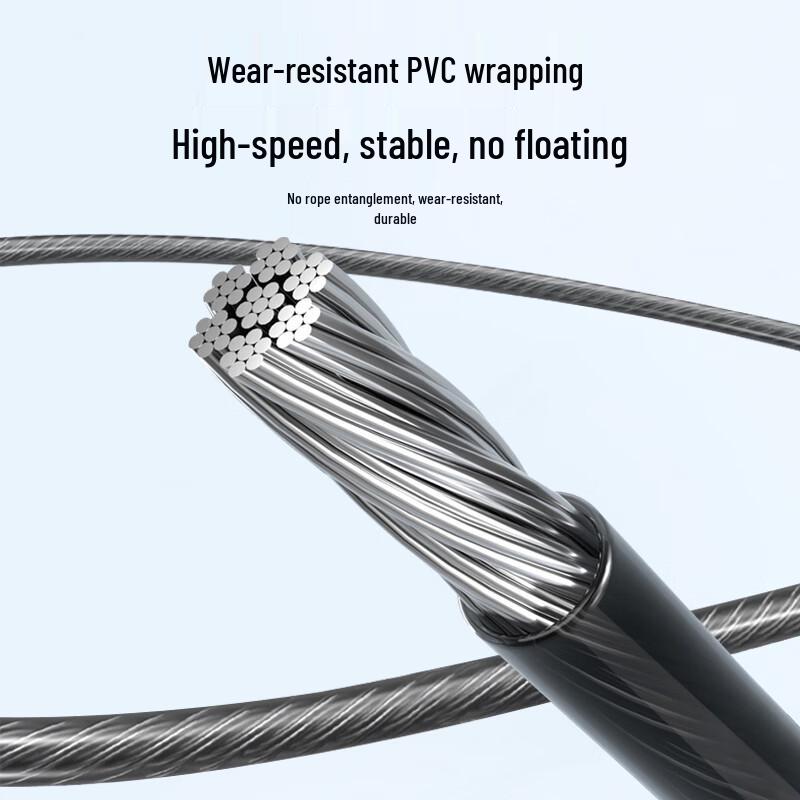 Junshi Professional Speed Jumping Rope with Stainless Steel Handles