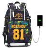 Large Capacity Schoolbag with Shoulder Strap; Student Three-piece Pencil Case Set
