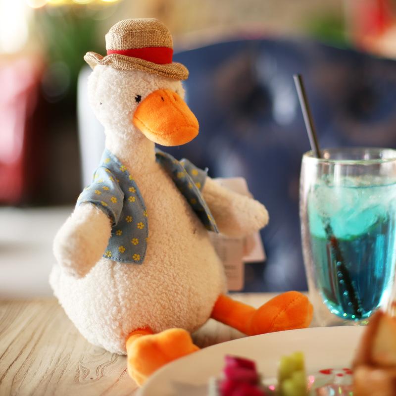 Graduation season cheer duck doll ugly cute plush toy INS Internet celebrity duck doll duck rag doll birthday gift