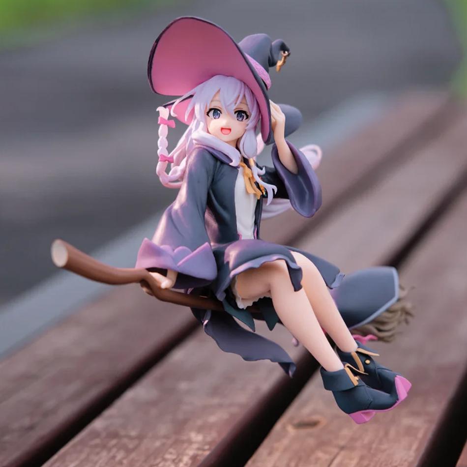 Anime Vandrende Heks: Elainas reise 19 cm Elaina PVC actionfigur modell leker for barn festgaver