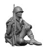H3 Modell 1/16 Maßstab Moderner Amerikanischer Vietnamkriegsschütze Ruhestellung 3D-Drucker Bausatz HS16103 (Menschlich)