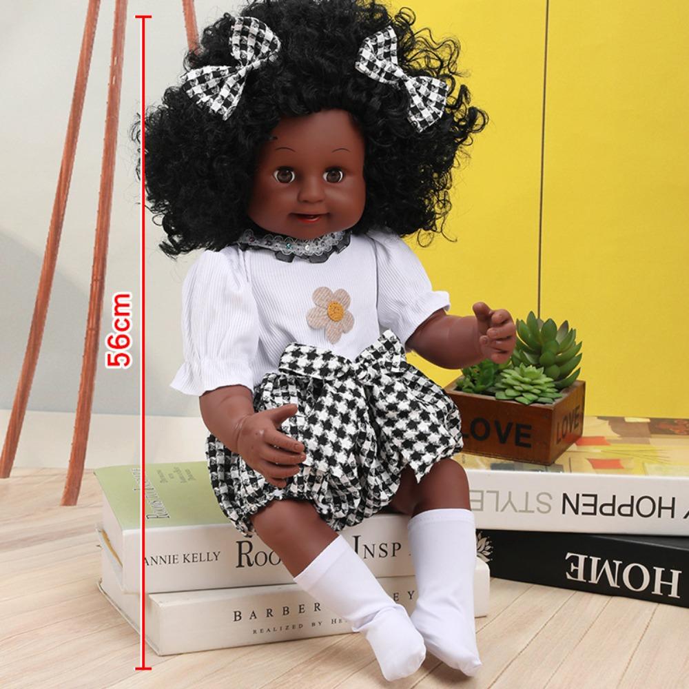 56Cm Reborn Simulation Barbie Gift Doll Baby Soft Gel Girl Toy Set Children's Doll