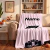 F1 Custom Flannel Blankets Soft Warm Cozy Throws for Home Decor Holiday Gifts