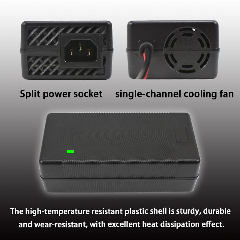 29.2V 8A 10A LiFePO4 Battery Charger For 8S 25.6V 24V LiFePO4 Battery Pack Fast Charger Equipped with XT60 XT90 plug