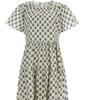 Shop   Women S Round Shirring Short Sleeve Long dreSS Black Rc Wdr 12077