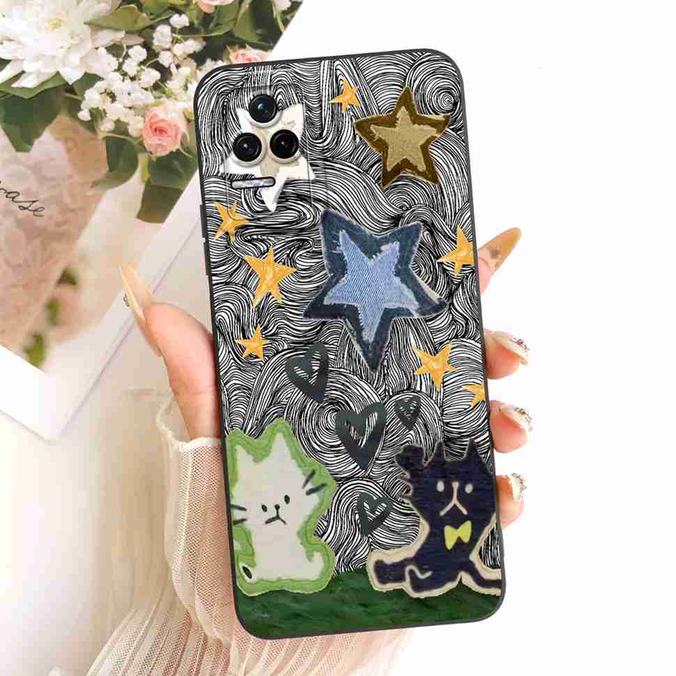 

For Redmi K40S Case Popular Cartoon Animals Silicone Back Cover For Redmi K 40S k40s Phone Protection Cases Bumper Redmi K40S