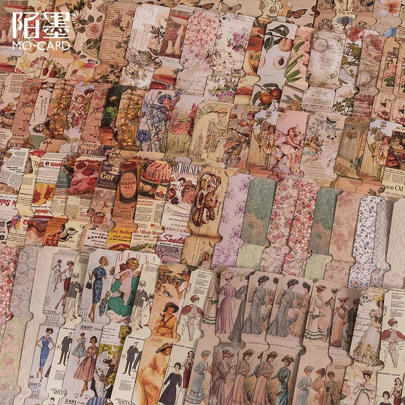 36 Pcs Vintage Europe America Poster Stickers Classic Retro Decor For Scrapbook Journal Diary Album Craft