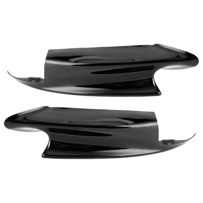 Paire de déflecteurs de lèvre de spoiler de pare-chocs avant adaptés pour E90 E92 E93 M3 2007 ?2012Noir brillant