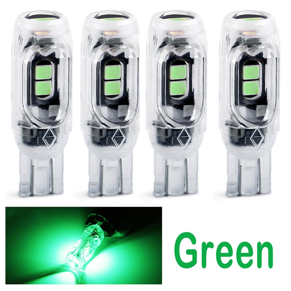 4PCS T10 Car Motorcycle Turn Light LED Signal Canbus 5SMD Beacon Gap Light Day Driving Reading License Plate Light
