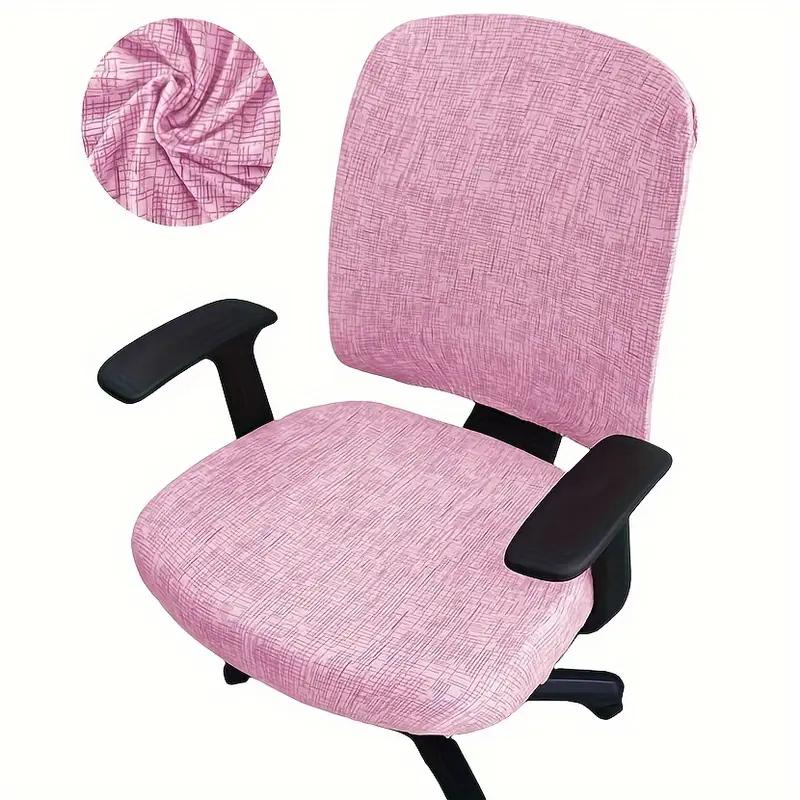 2Pcs/Set High Elastic Office Chair Covers Thicken Computer Spandex Split Seat Cover Armchair Cover Home Textile