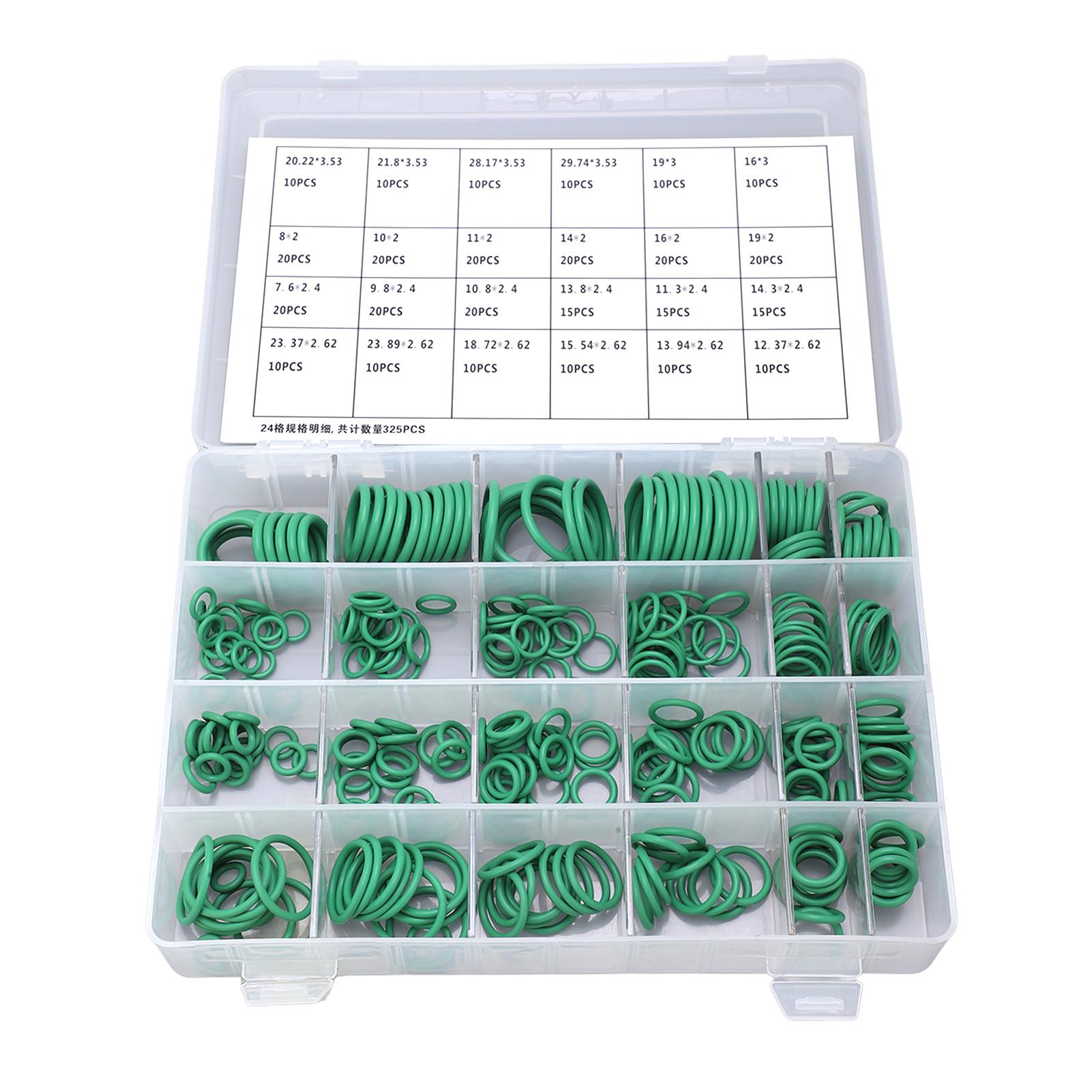 Набор универсальных резиновых уплотнительных колец 345 шт. Пылезащитные уплотнительные кольца для кондиционера для автомобиля