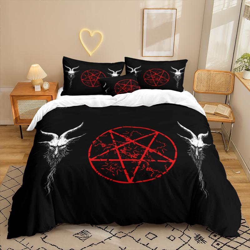 

Комплект постельного белья из трех предметов Aries Series 3D Digital Printing Простыня Пододеяльник 90 * 200 two-piece set