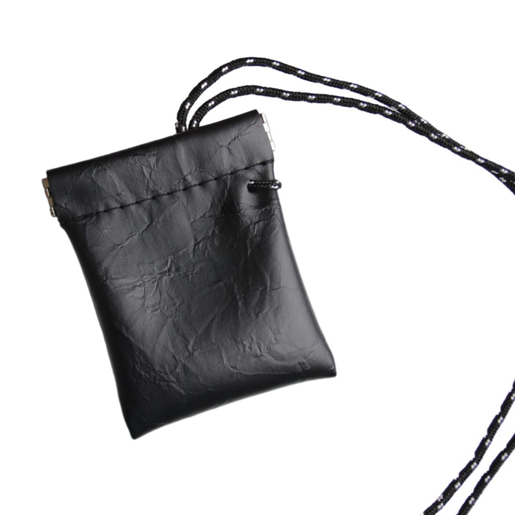 Hanging Neck Pouch Earbuds Bag with Neck Lanyard Mini Container Travel Neck
