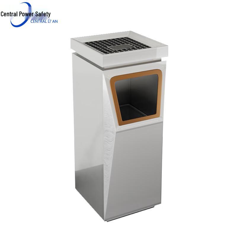 Stainless Steel Outdoor Waste Bin with Ashtray